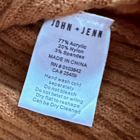 Gabe Sweater in Cognac John & Jenn by Line - Picture 4 of 5